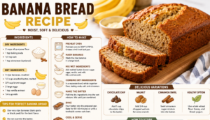 Banana Bread Recipe: Making Moist and Delicious Homemade Banana Bread