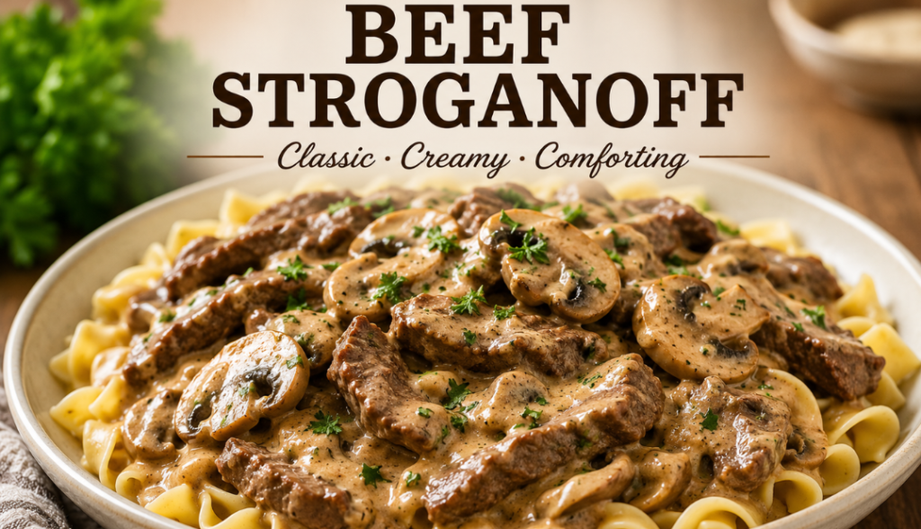 Beef Stroganoff Recipe