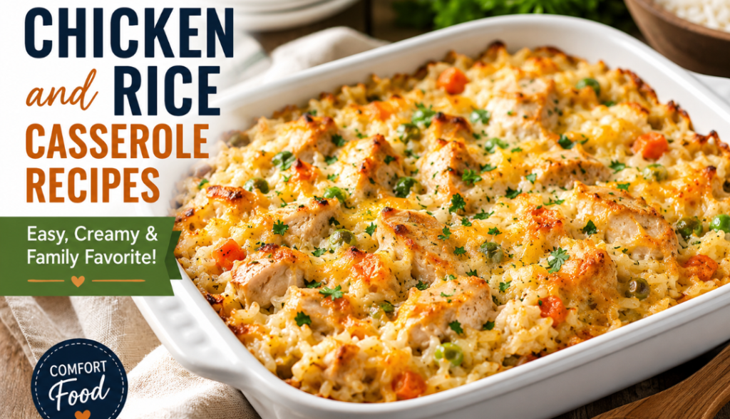 Chicken and Rice Casserole Recipes