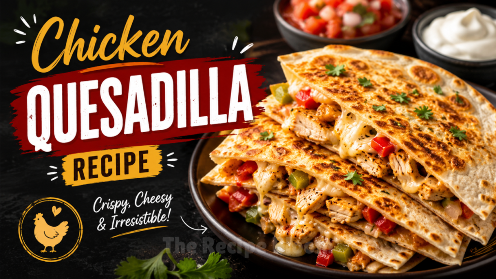 Chicken quesadilla recipe