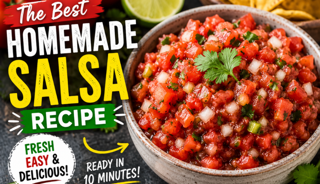Homemade Salsa Recipe