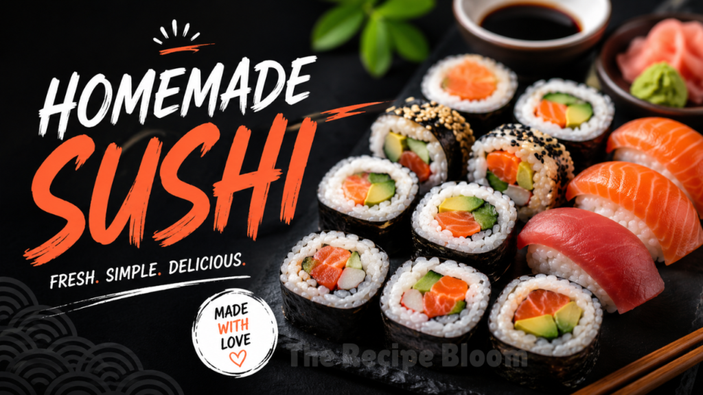 Homemade sushi