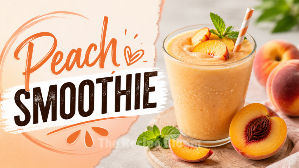 Peach smoothie