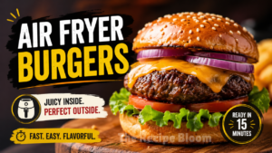 Air Fryer Burgers