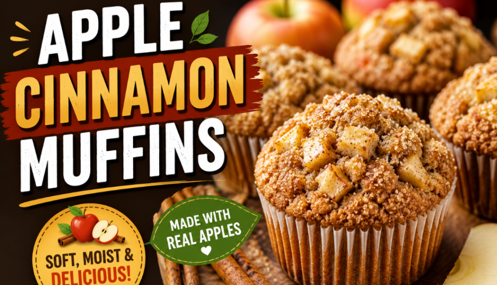 Apple Cinnamon Muffins Recipe