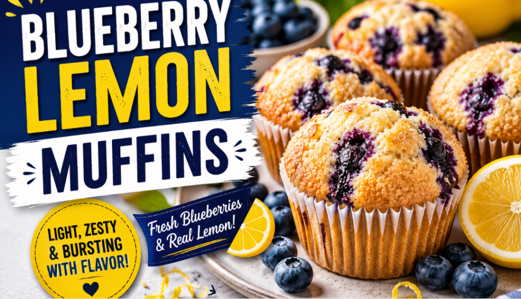 Blueberry Lemon Muffins Recipe
