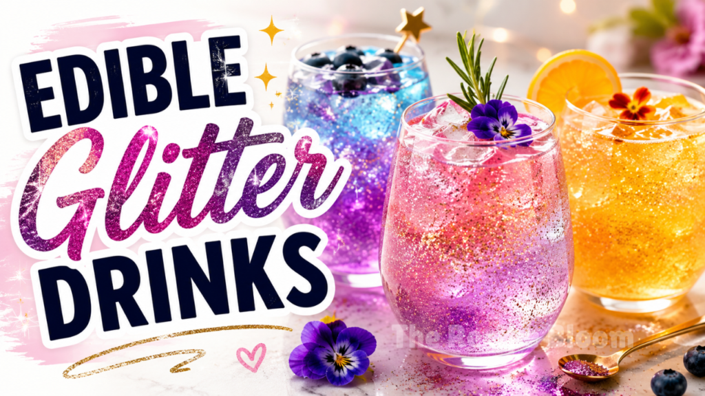 Edible Glitter Drinks