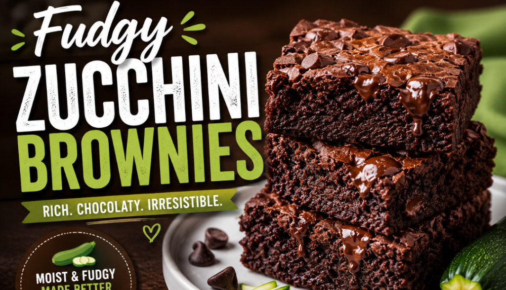 Fudgy Zucchini Brownies