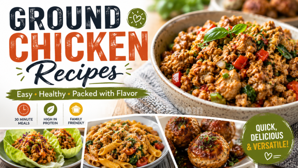 Ground Chicken Recipes