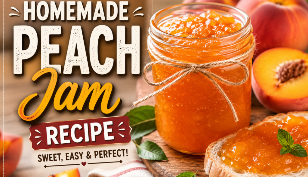 Homemade Peach Jam Recipe