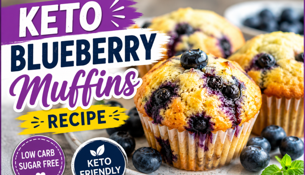 Keto Blueberry Muffins Recipe