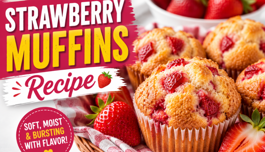 Strawberry Muffins Recipe