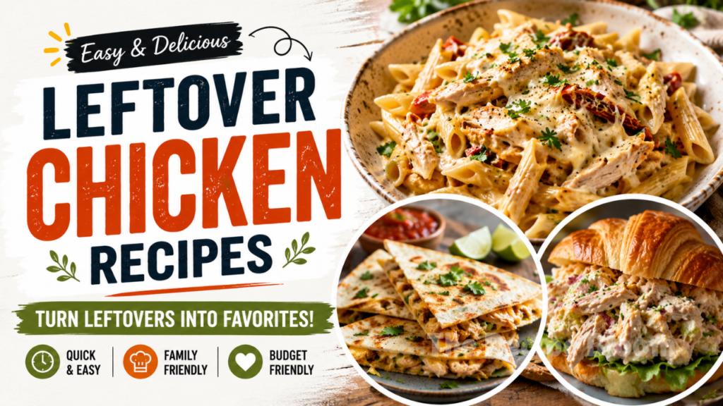 leftover chicken recipes