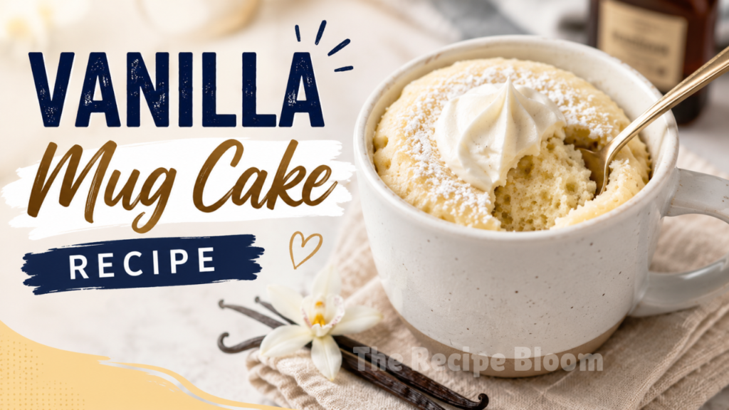 vanilla mug cake recipe