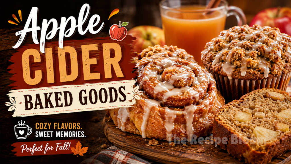 Apple Cider Baked Goods