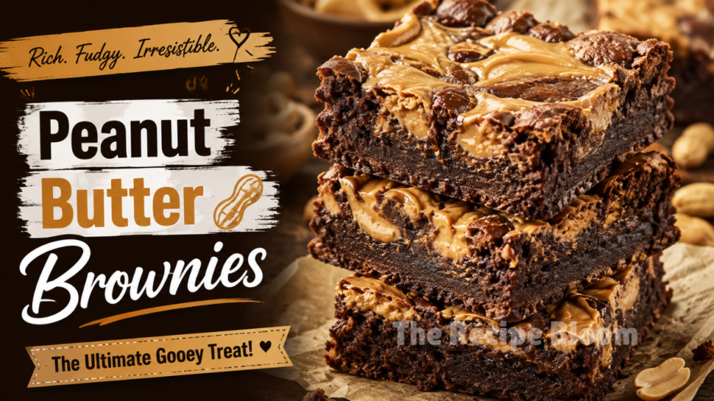 Peanut butter brownies
