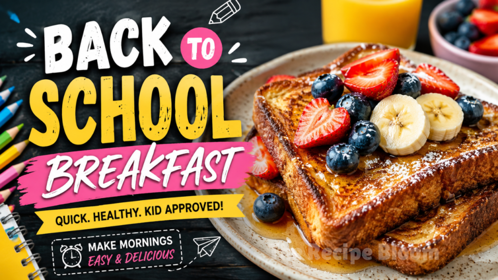 back to school breakfast