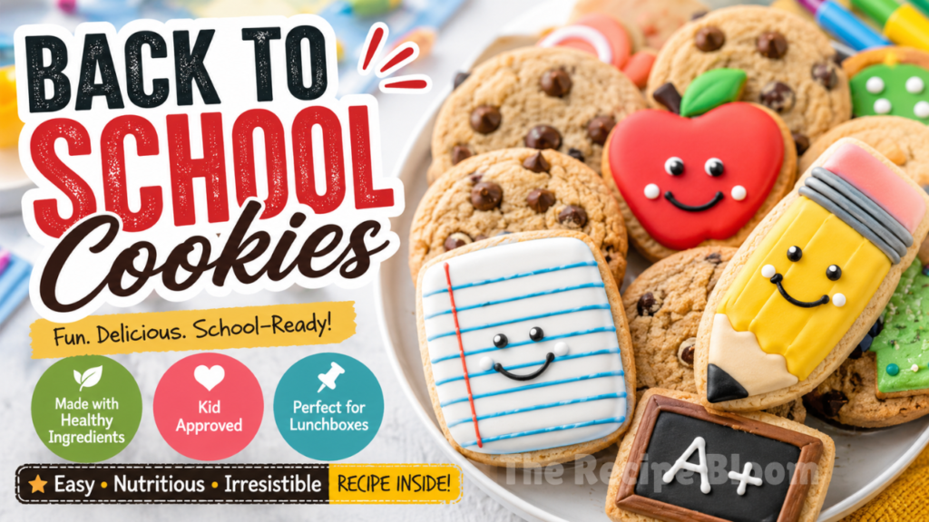 back to school cookies