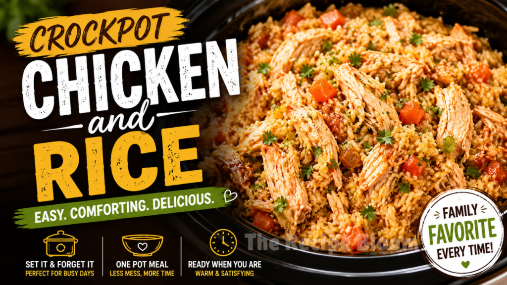crockpot chicken and rice