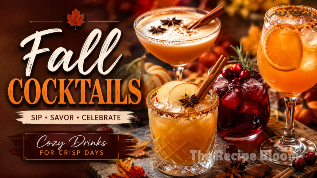 fall cocktails