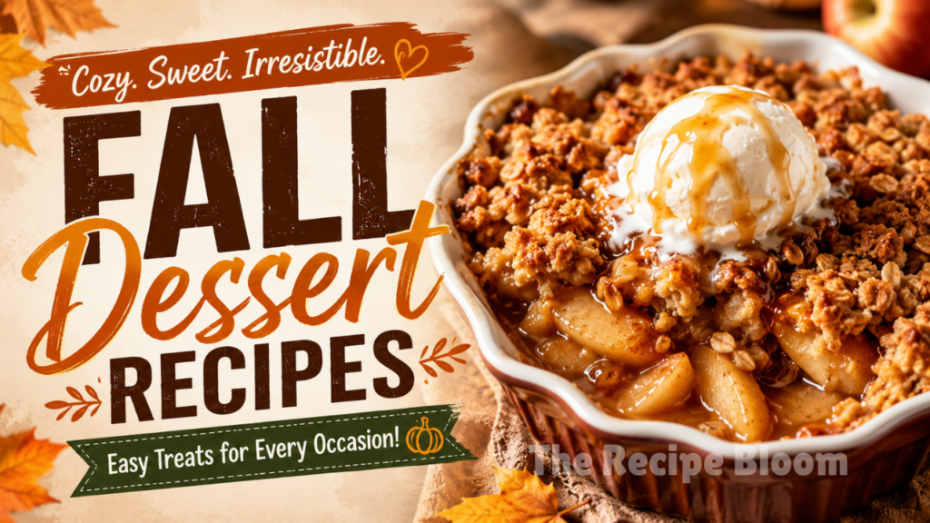 fall dessert recipes