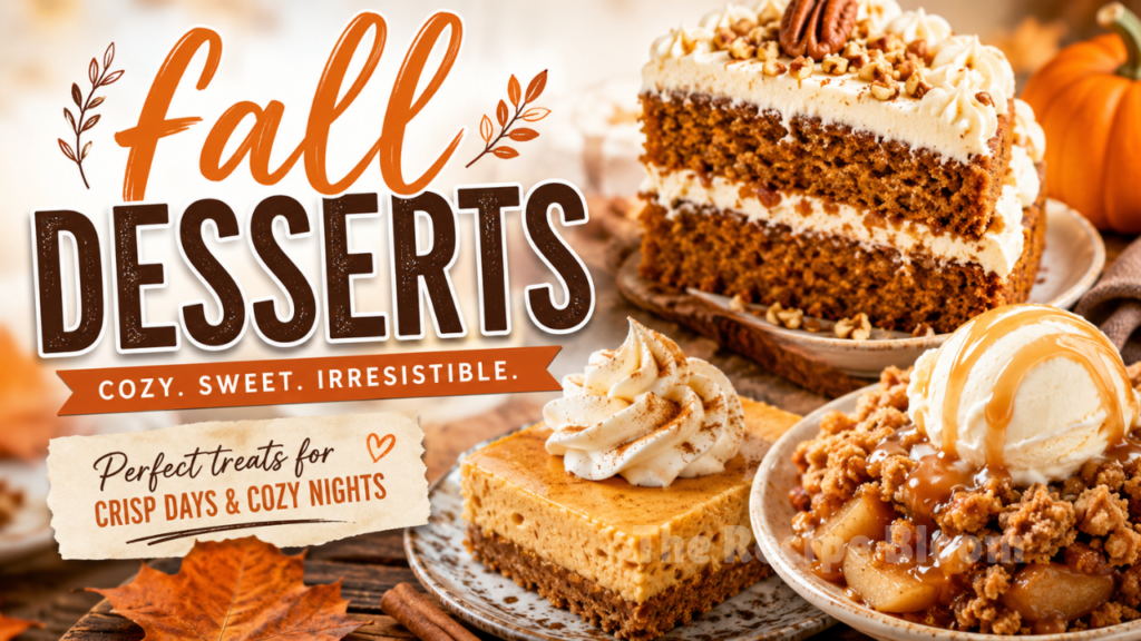 fall desserts