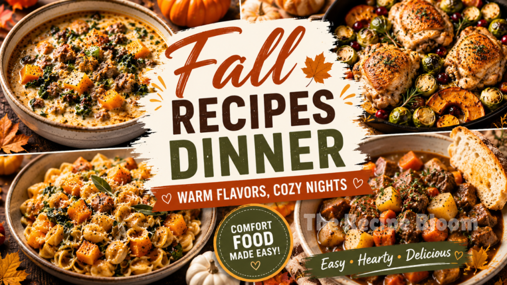 fall recipes dinner