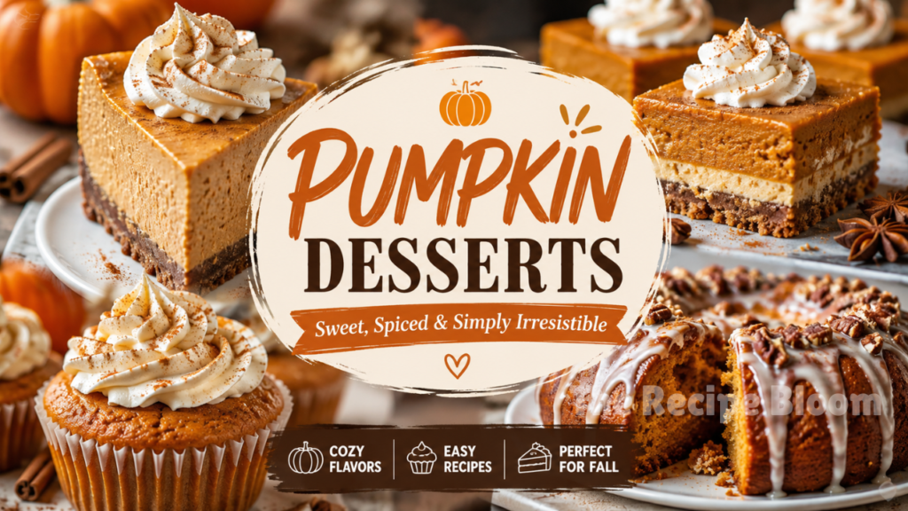 pumpkin desserts