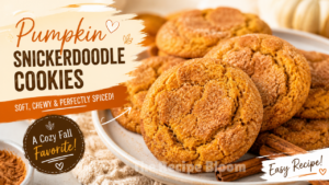 pumpkin snickerdoodle cookies