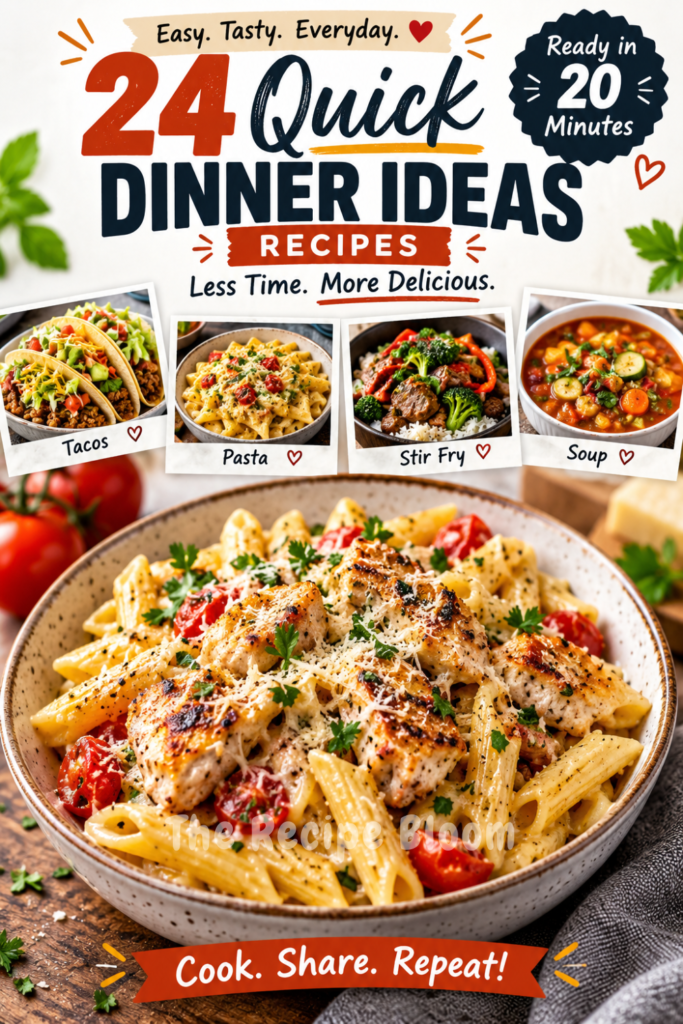 24 Quick Dinner Ideas