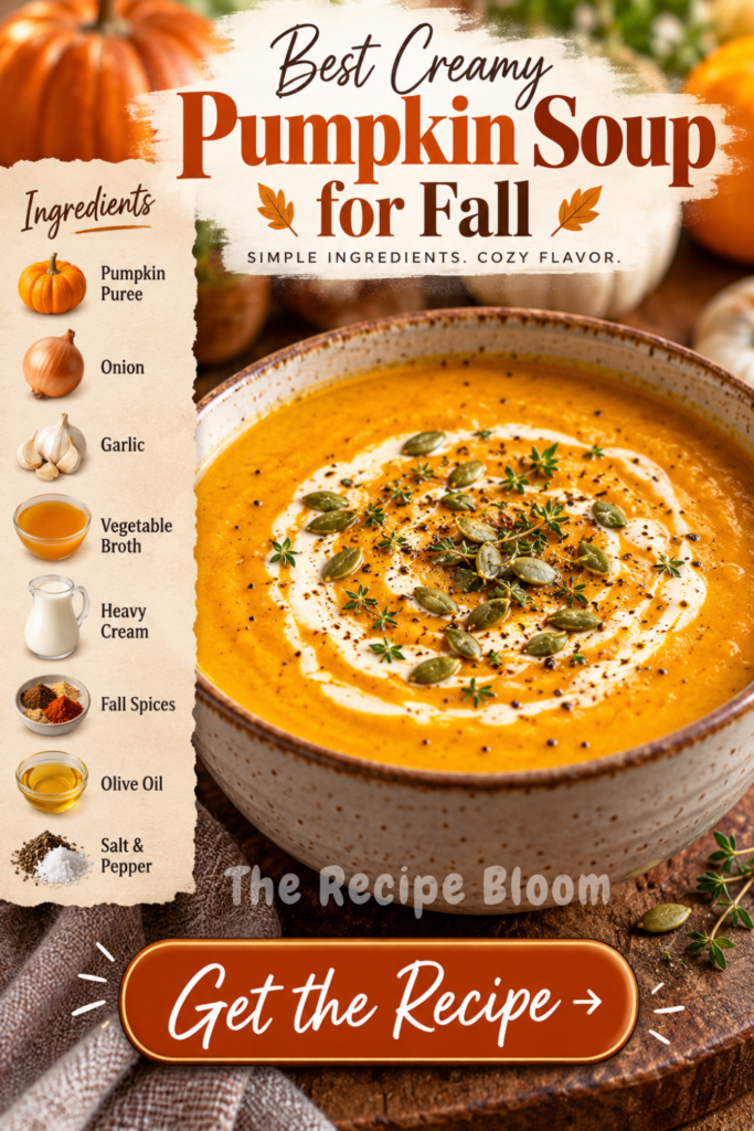 Best Creamy Pumpkin Soup for Fall