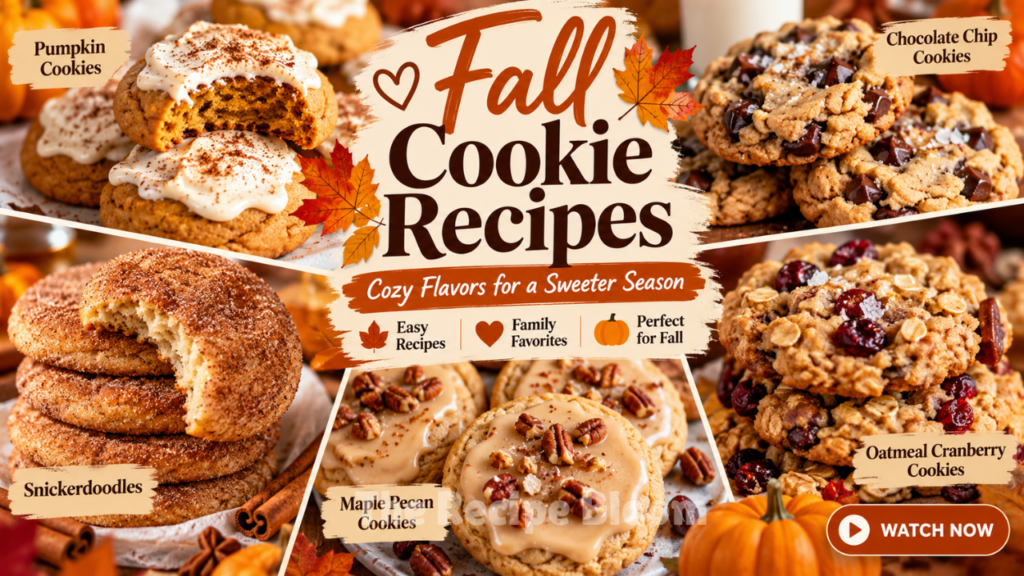 Fall cookie recipes