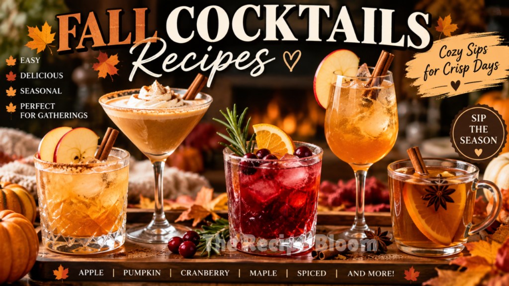 fall cocktails recipes