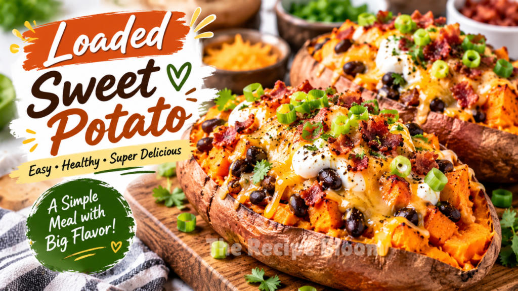 loaded sweet potato