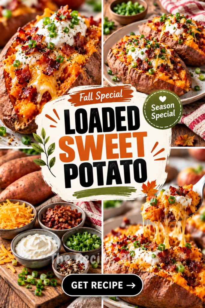 loaded sweet potato