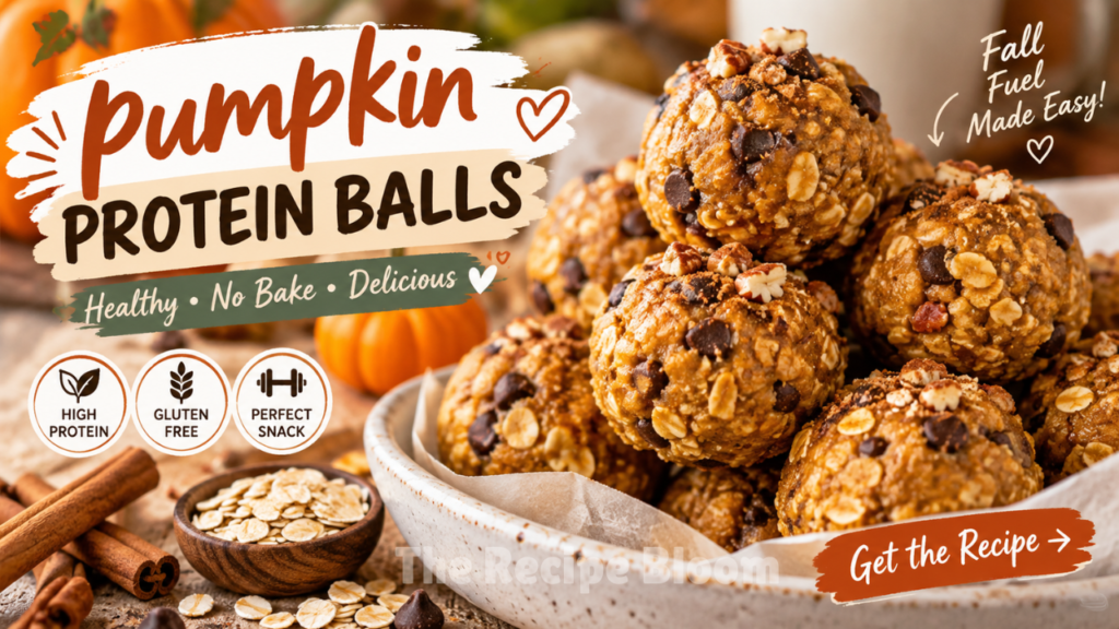 pumpkin protein balls