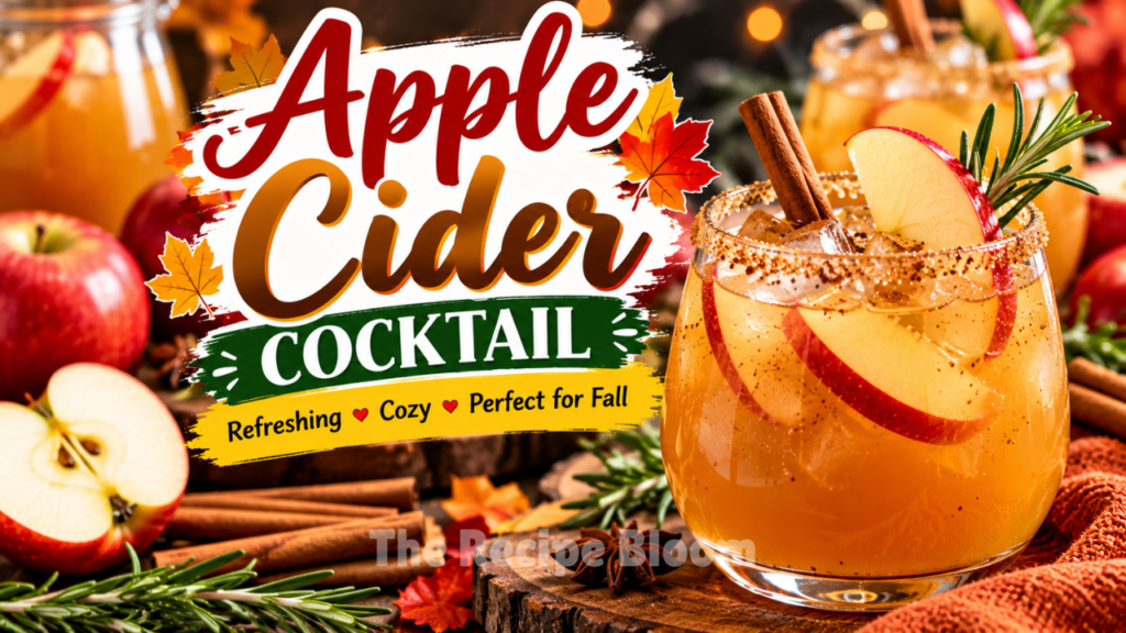 apple cider cocktail