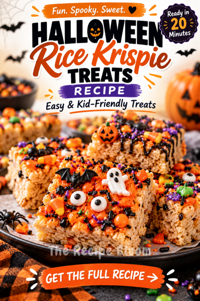 halloween rice krispie treats